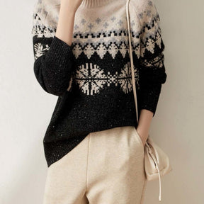 Winter Spring New Half Turtleneck Loose Sweater